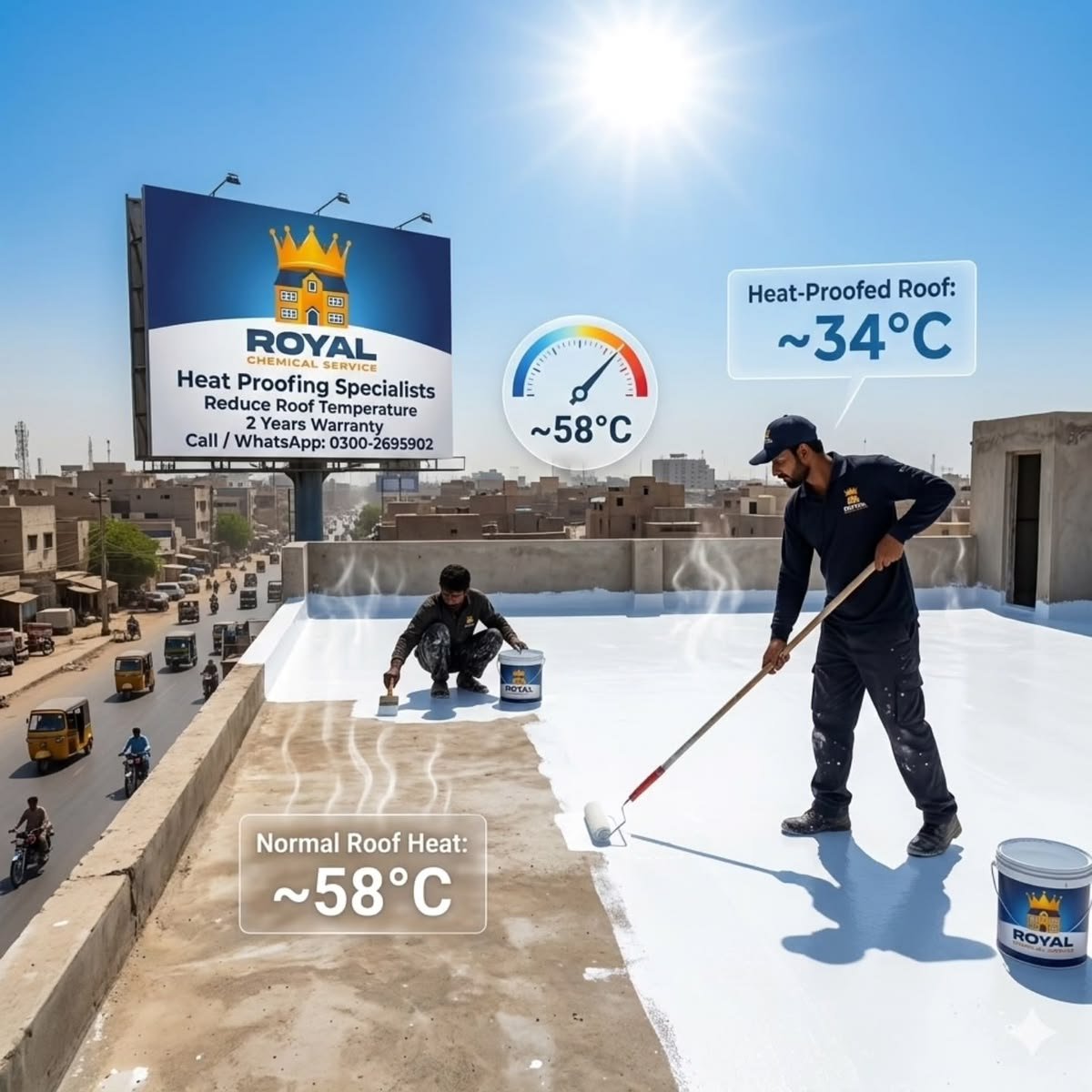 عازل اسطح الكويت رخيص